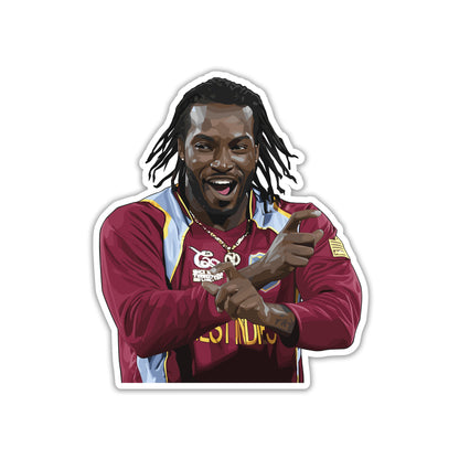 CHRIS GAYLE - CALYPSO SWAGGER STICKER