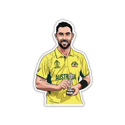GLENN MAXWELL - BIG SHOW CHAMPION STICKER