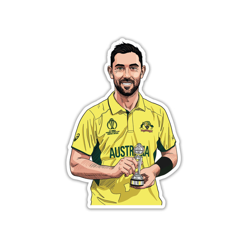GLENN MAXWELL - BIG SHOW CHAMPION STICKER