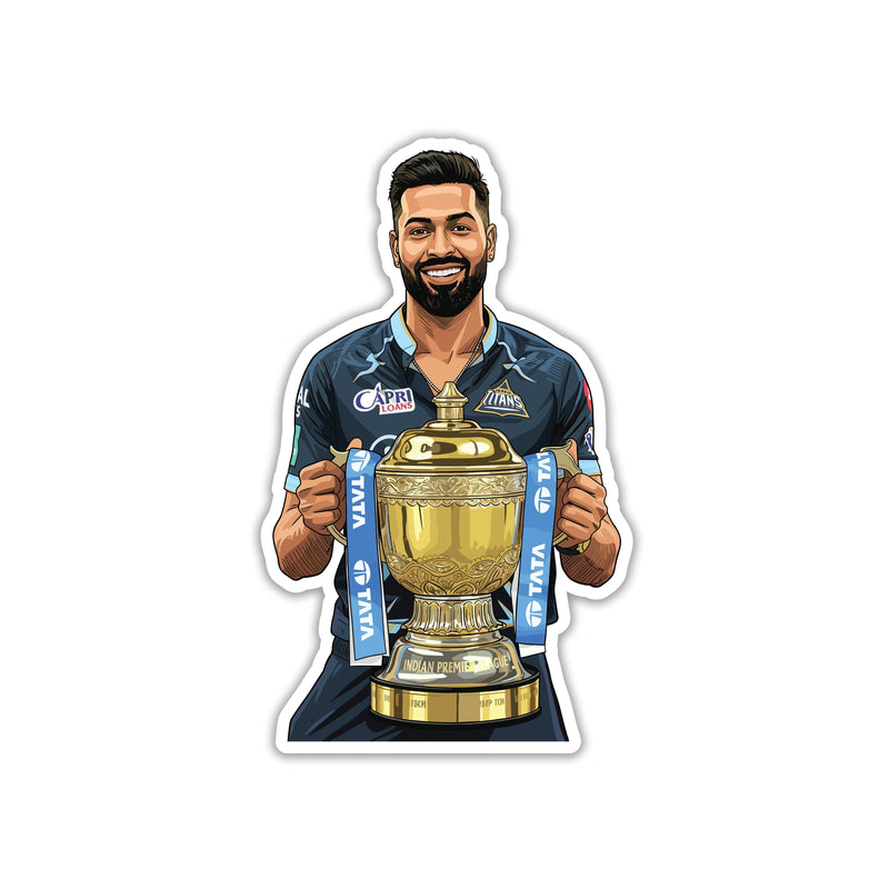 HARDIK PANDYA - GUJARAT TITANS GLORY STICKER