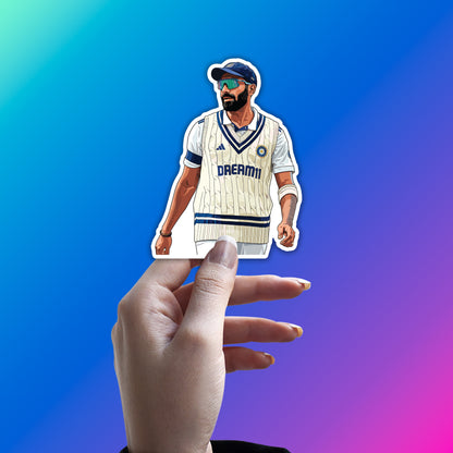 JASPRIT BUMRAH - TEST CRICKET ICON STICKER