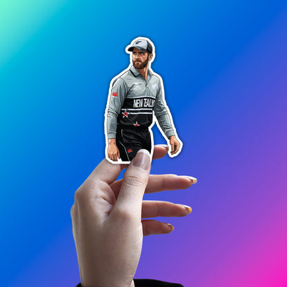 KANE WILLIAMSON - BLACK CAPS LEADER STICKER