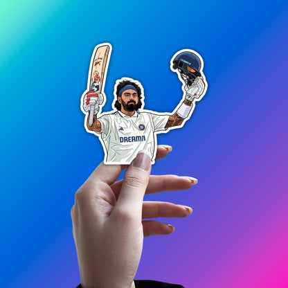 KL RAHUL - TEST WARRIOR STICKER