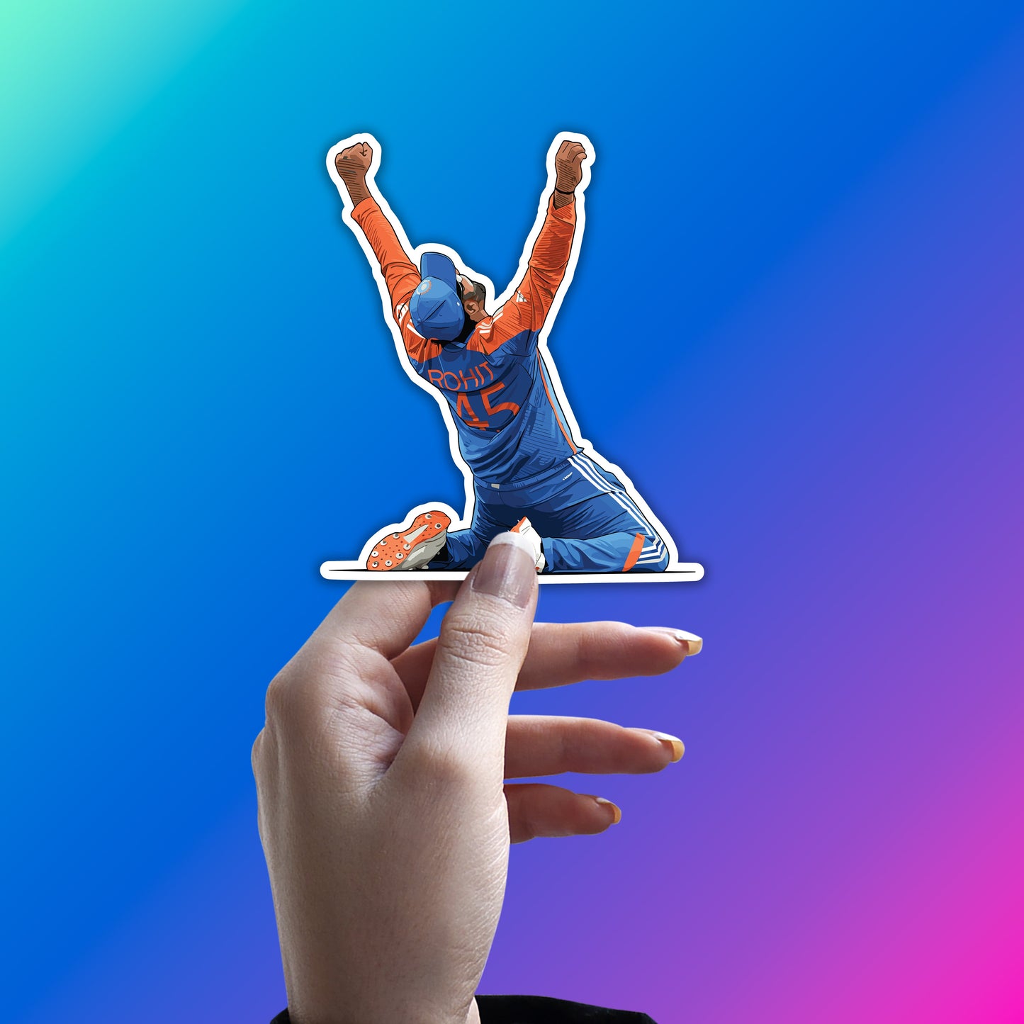 ROHIT SHARMA - SKY HIGH CELEBRATION STICKER