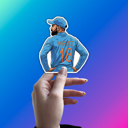 VIRAT KOHLI - CHASE MASTER BACKLINE STICKER