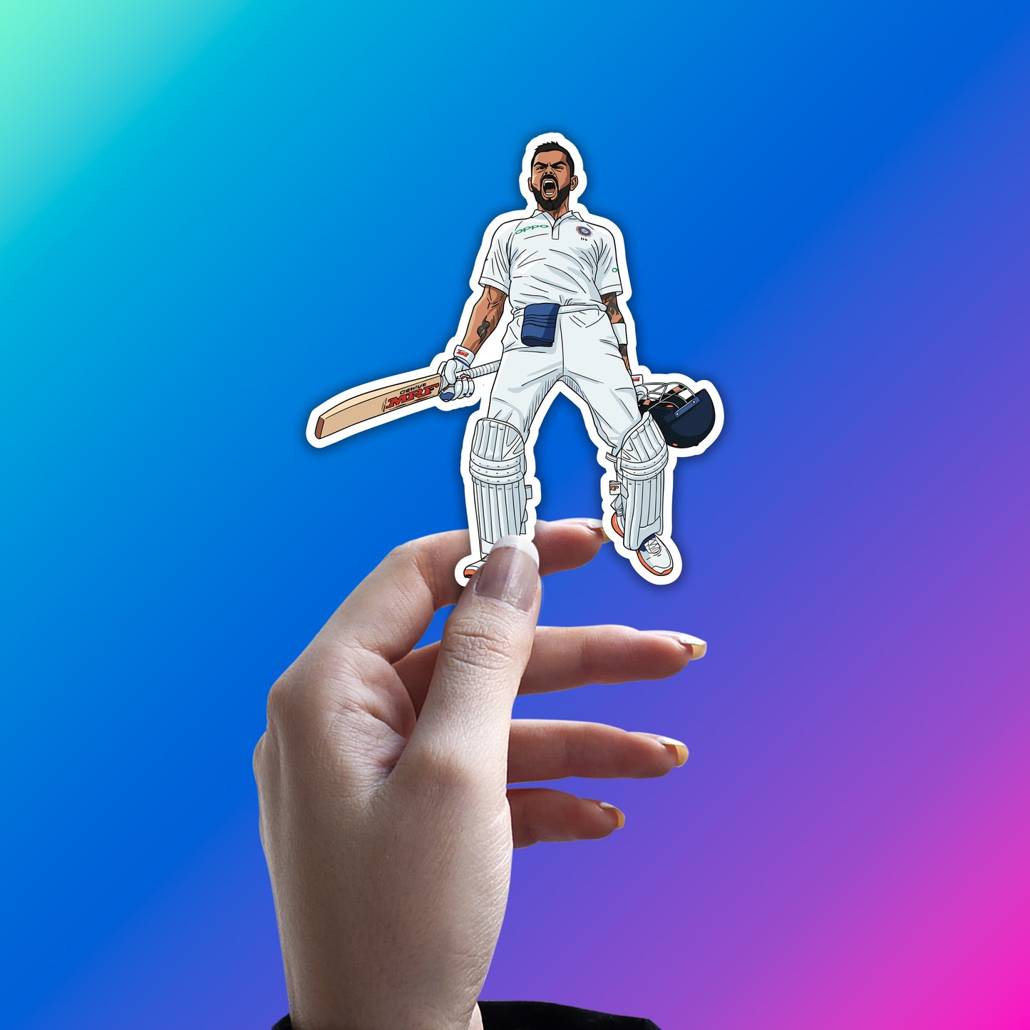 VIRAT KOHLI - ENTERING THE ARENA STICKER