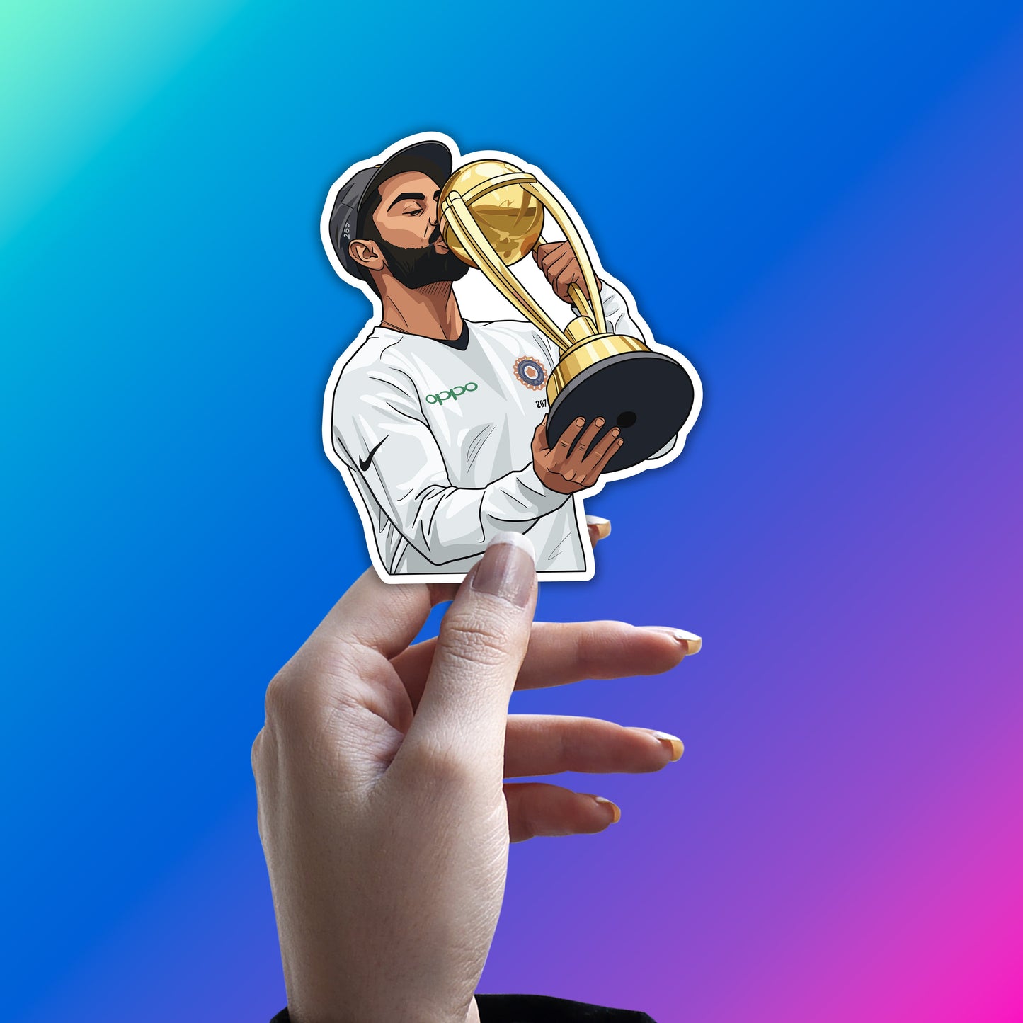 VIRAT KOHLI - FINAL GLORY MOMENT STICKER