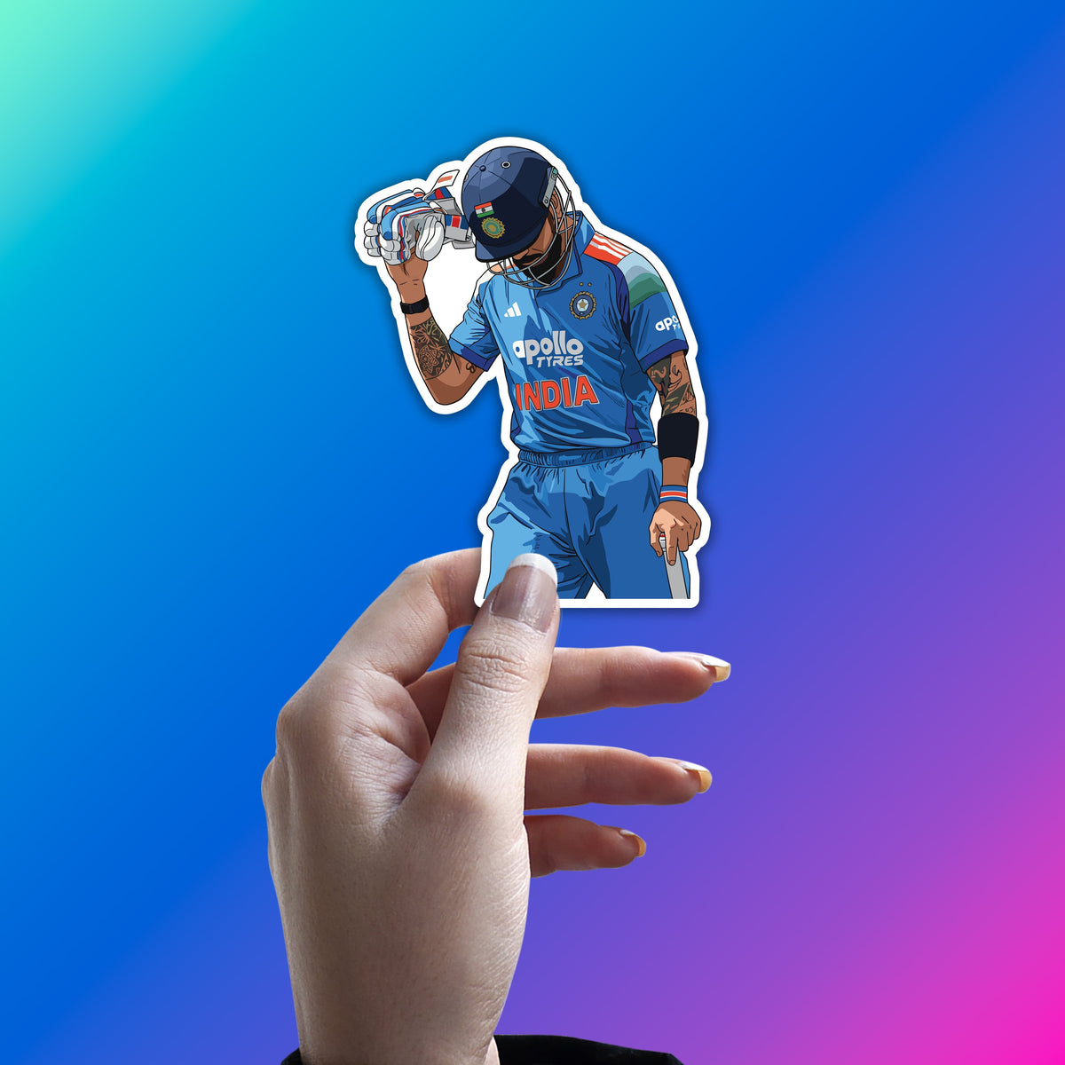 VIRAT KOHLI - GRATITUDE MOMENT STICKER