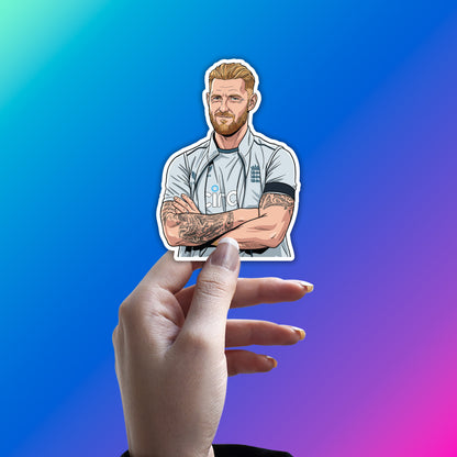 BEN STOKES - BAZBALL CAPTAIN STICKER