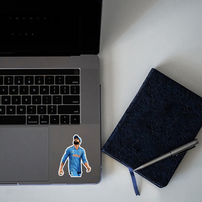 RAVINDRA JADEJA - FIELD COMMANDER WALK STICKER