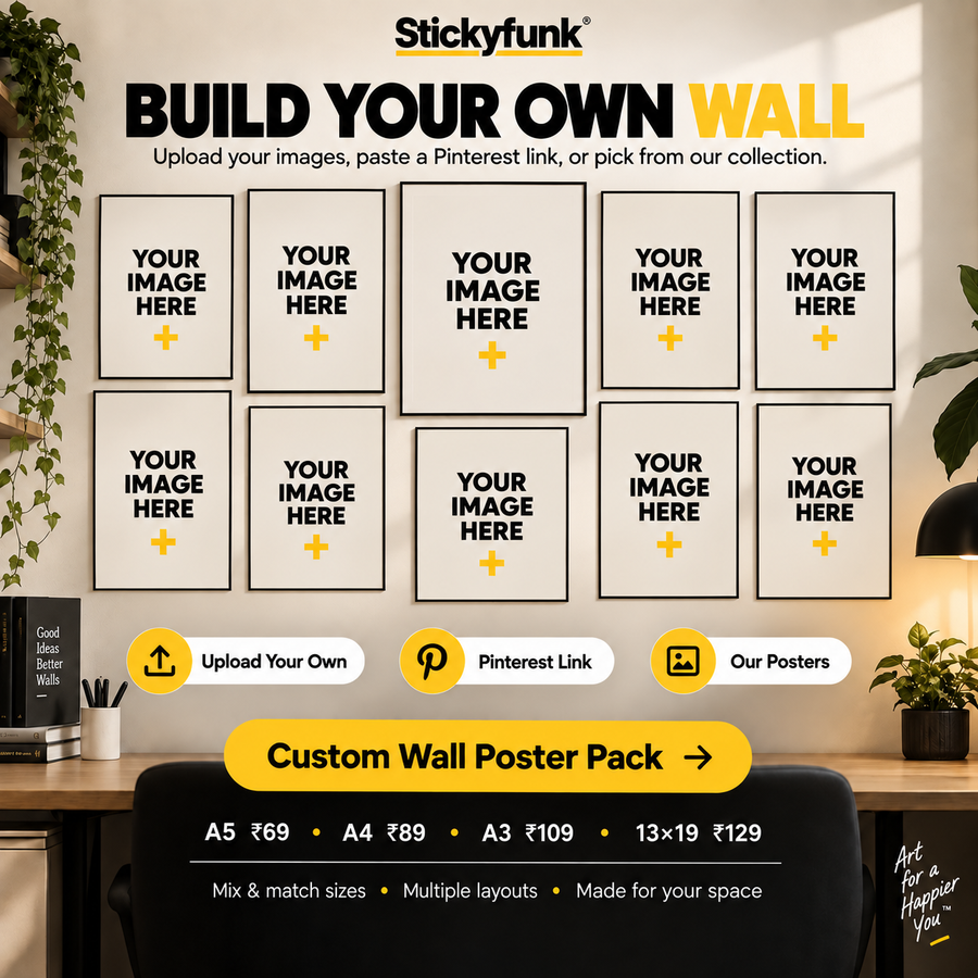 Build Your Wall — A4 Poster Set