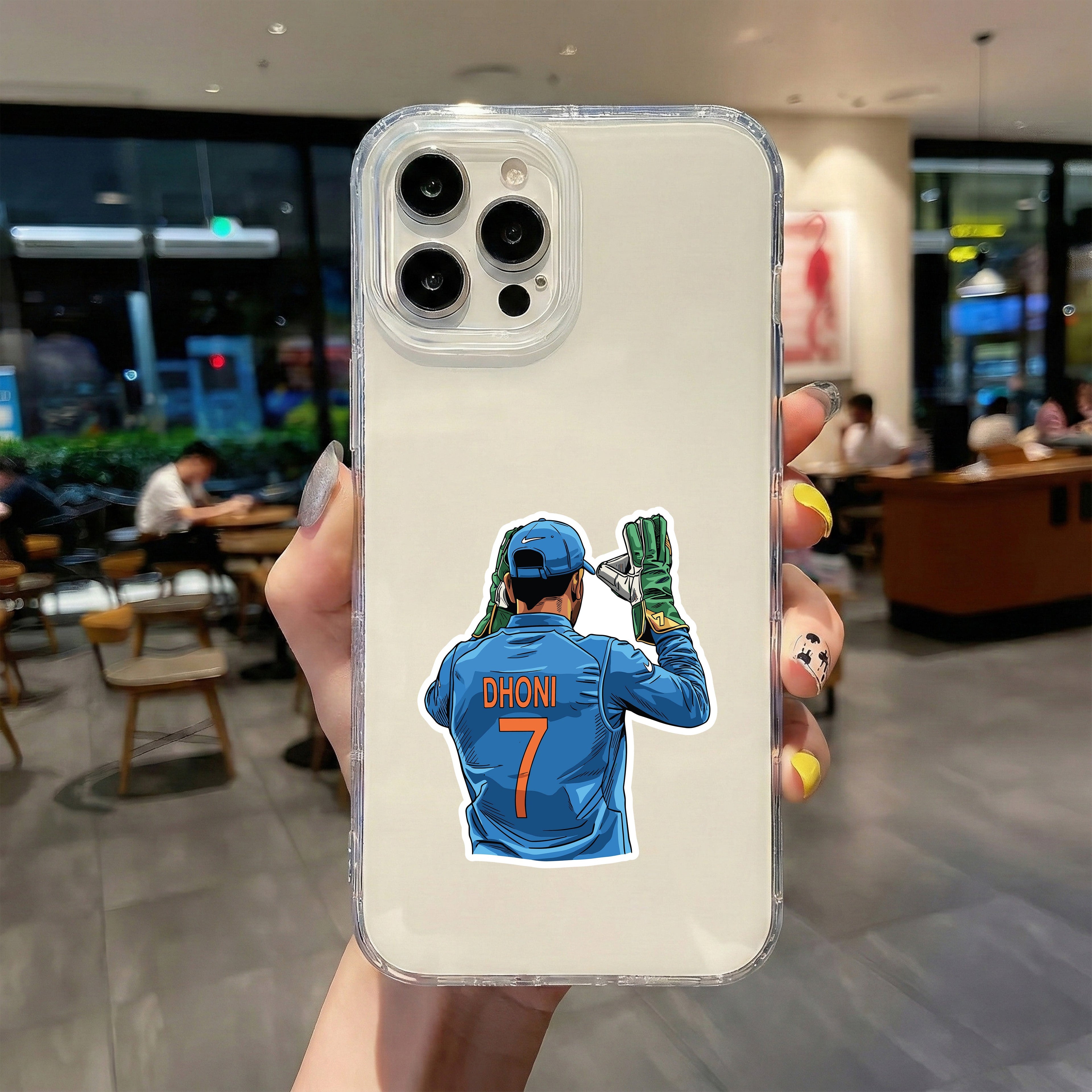 MS DHONI - JERSEY 7 LEGEND STICKER