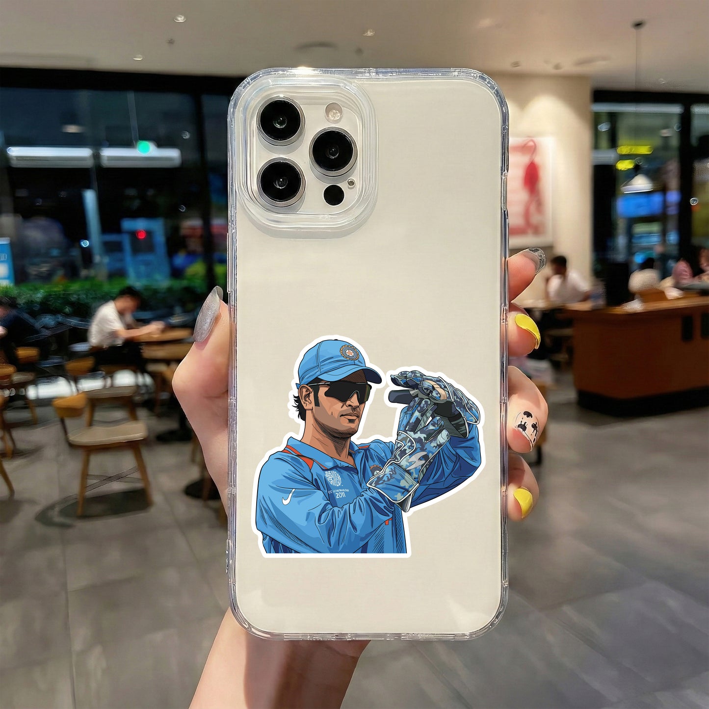 MS DHONI - TACTICAL GENIUS FOCUS STICKER