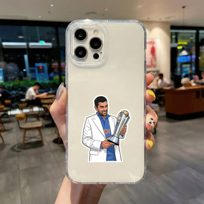 MS DHONI - WHITE BLAZER WINNER STICKER