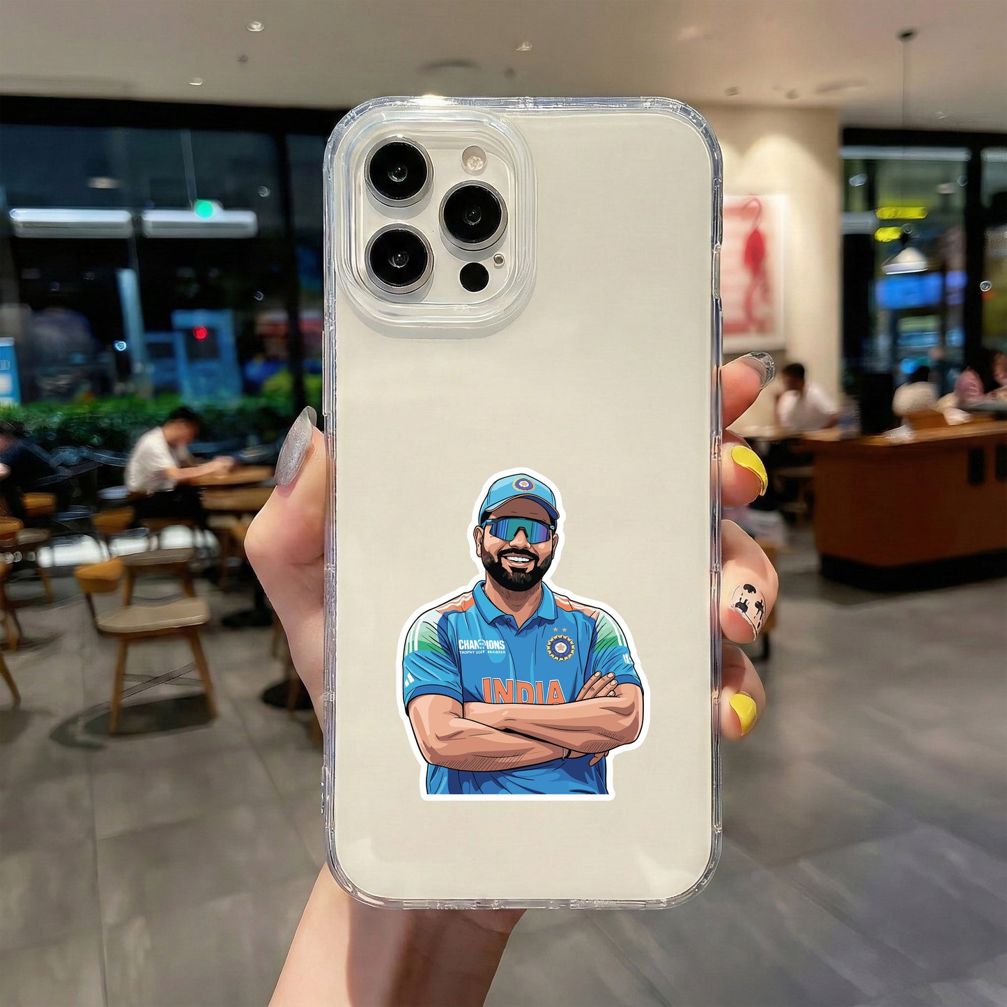 ROHIT SHARMA - INDIA BLUE PRIDE STICKER