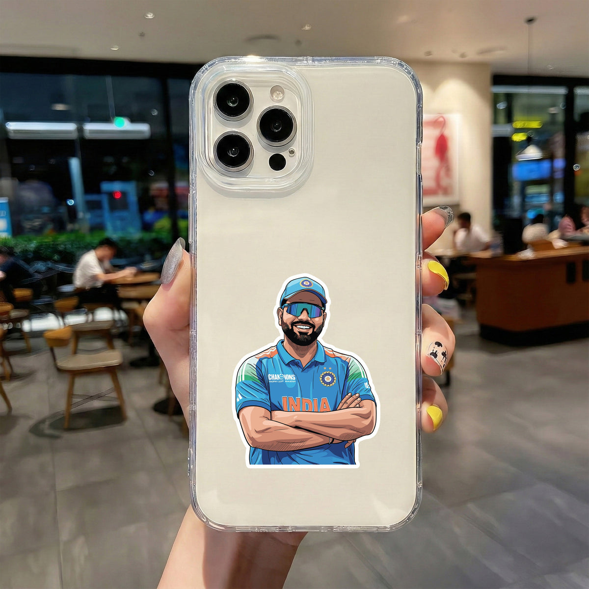 ROHIT SHARMA - INDIA BLUE PRIDE STICKER