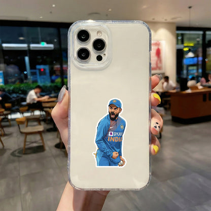VIRAT KOHLI - AGGRESSIVE ROAR BLUE STICKER