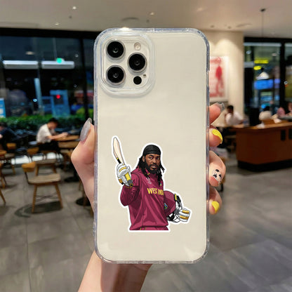CHRIS GAYLE - SPARTAN BAT SALUTE STICKER