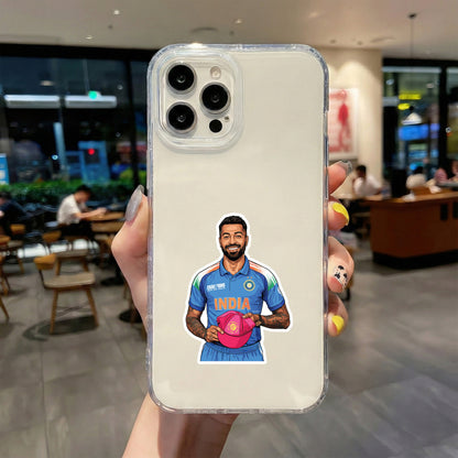 HARDIK PANDYA - TEAM INDIA STAR STICKER