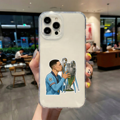 CHAMPIONS LEAGUE TROPHY KISS – PHIL FODEN STICKER