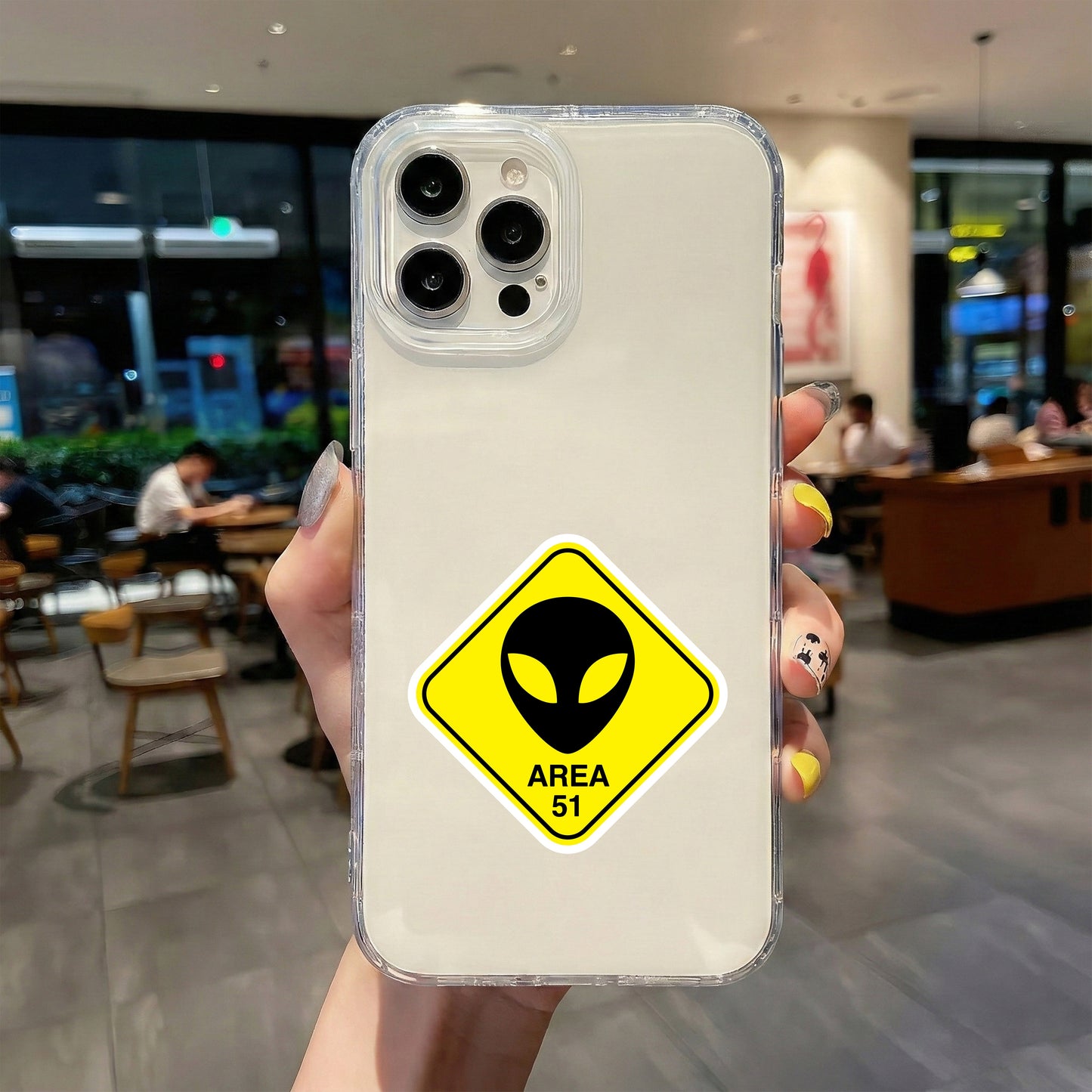 CONTACT FOR UFO SIGHTINGS STICKER