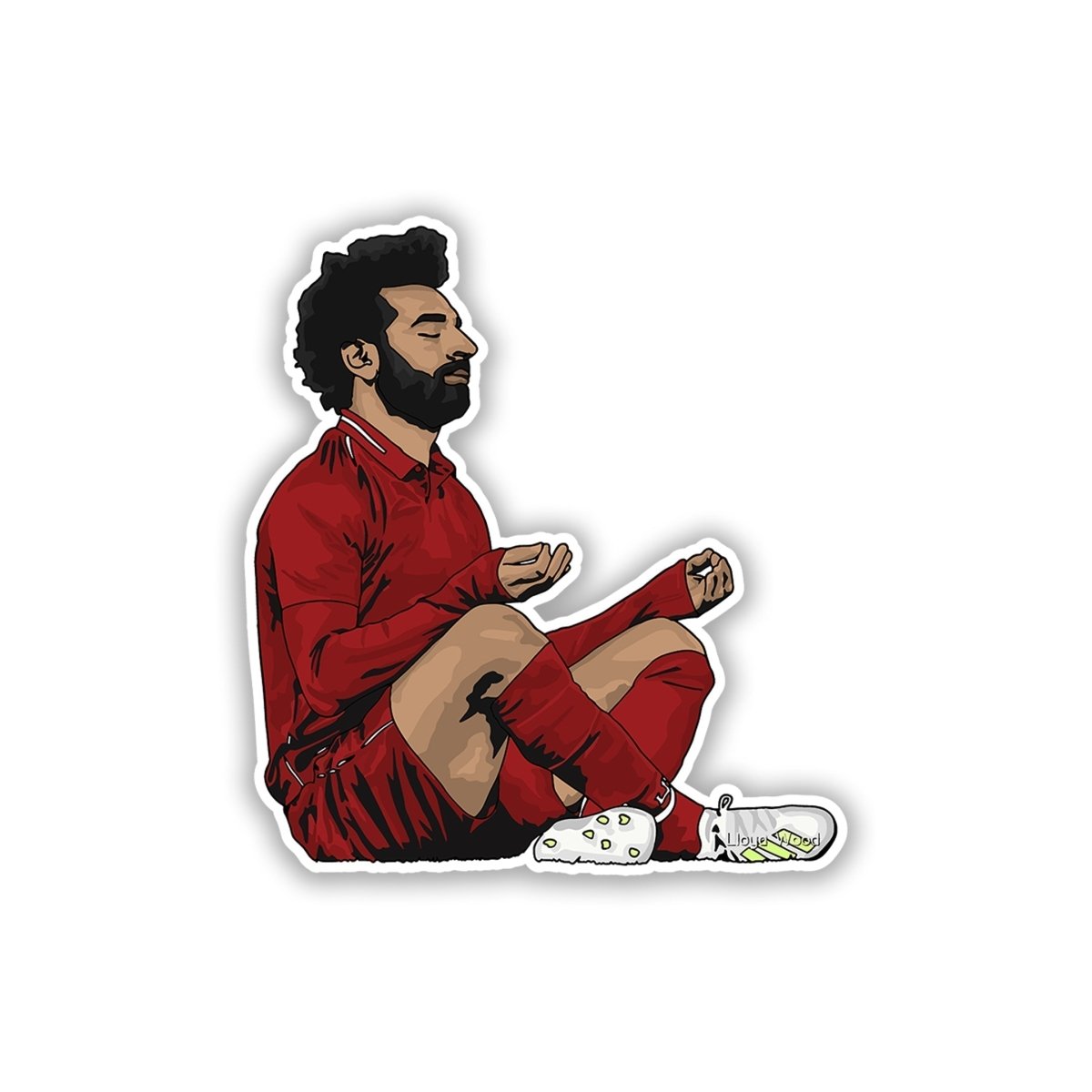 Mohamed Salah STICKER 2 - stickyfunk premium stickers
