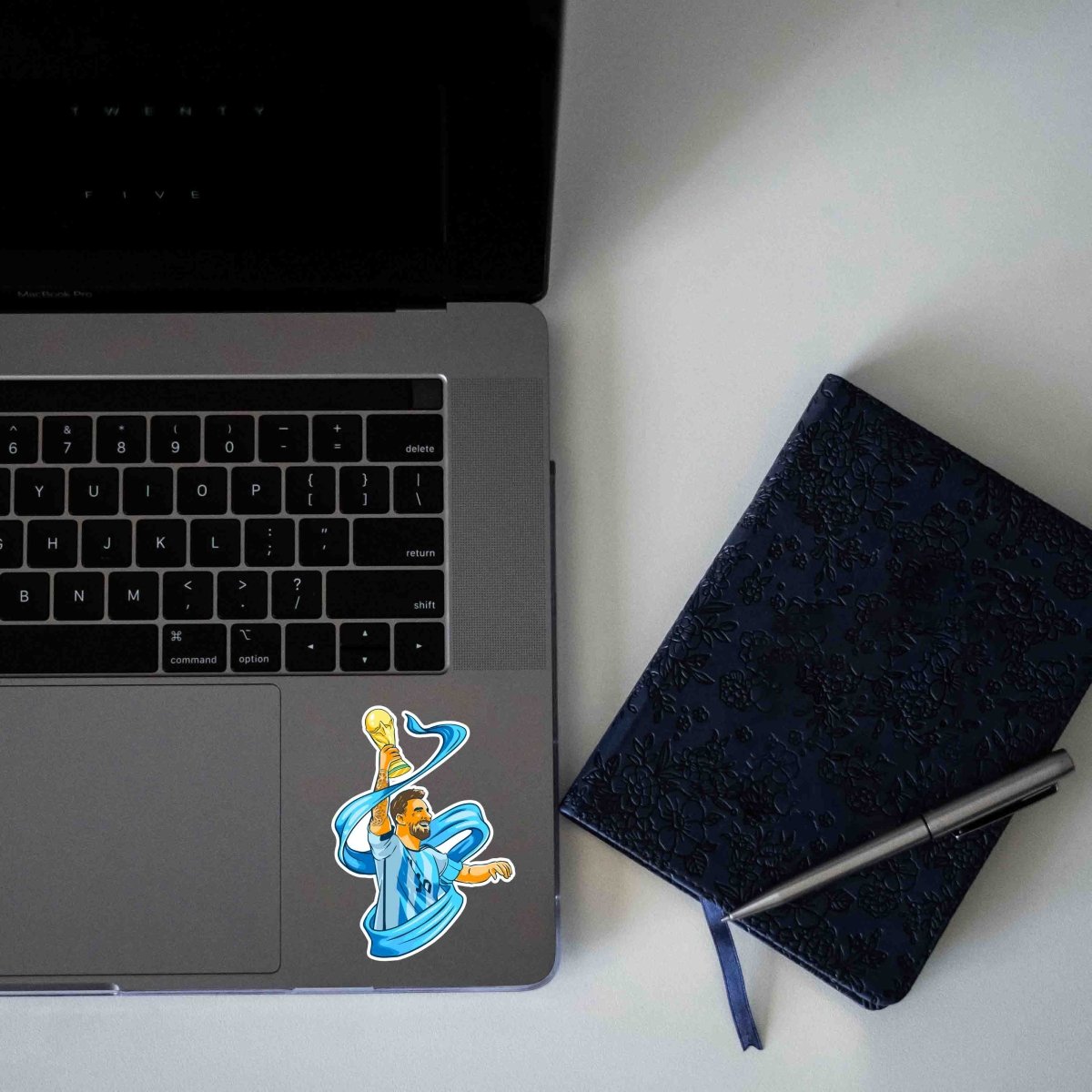 Sky Ribbon Champion – Lionel Messi Sticker