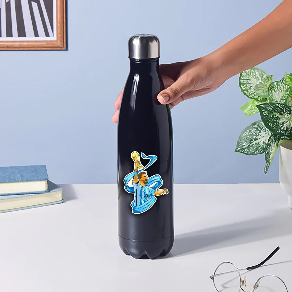 Sky Ribbon Champion – Lionel Messi Sticker