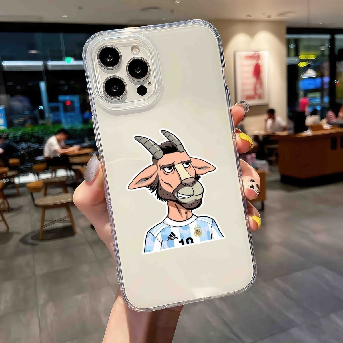 Albiceleste GOAT Mascot – Lionel Messi Sticker