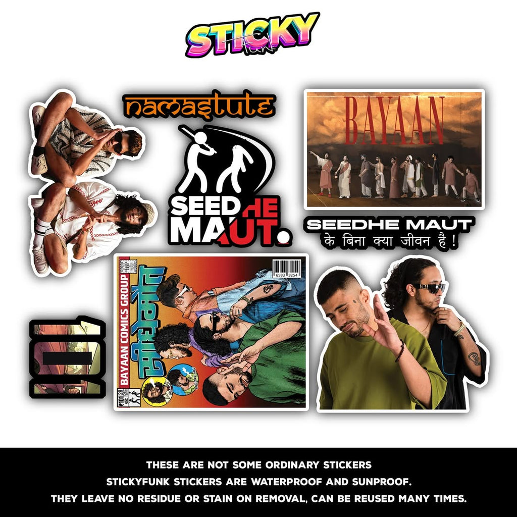 SEEDHE MAUT MINI STICKERS SHEET - stickyfunk premium stickers