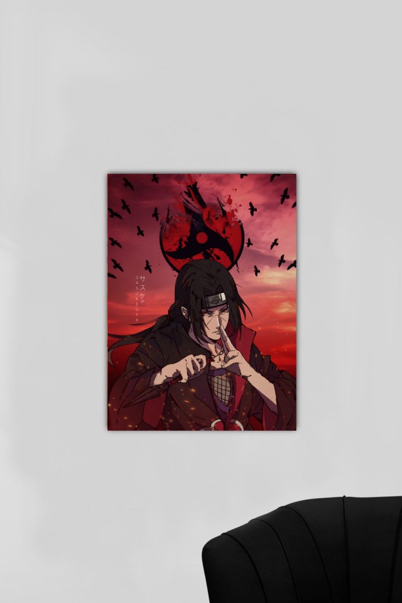 ITACHI UCHIHA - ANIME POSTER - stickyfunk premium stickers