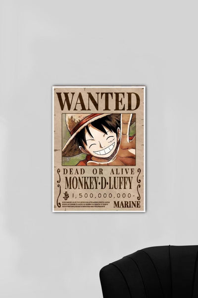 WANTED LUFFY - ANIME POSTER