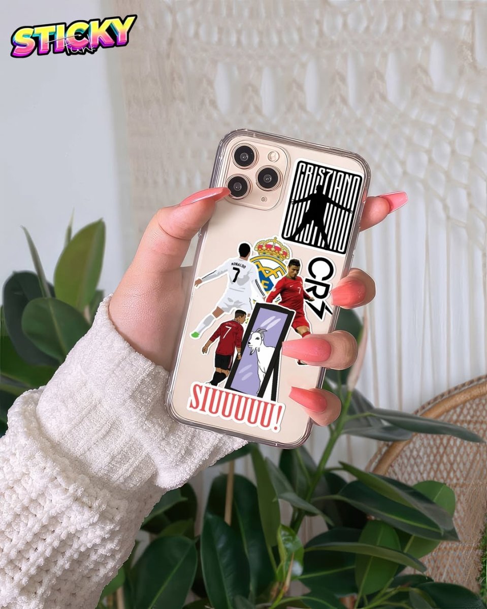 RONALDO - MIX MINI STICKERS SHEET - stickyfunk premium stickers