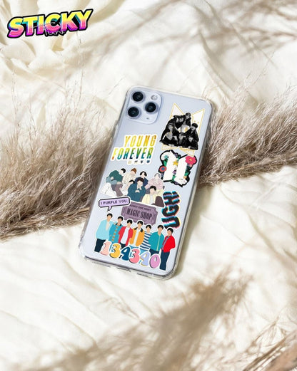 BTS MINI STICKERS SHEET - stickyfunk premium stickers