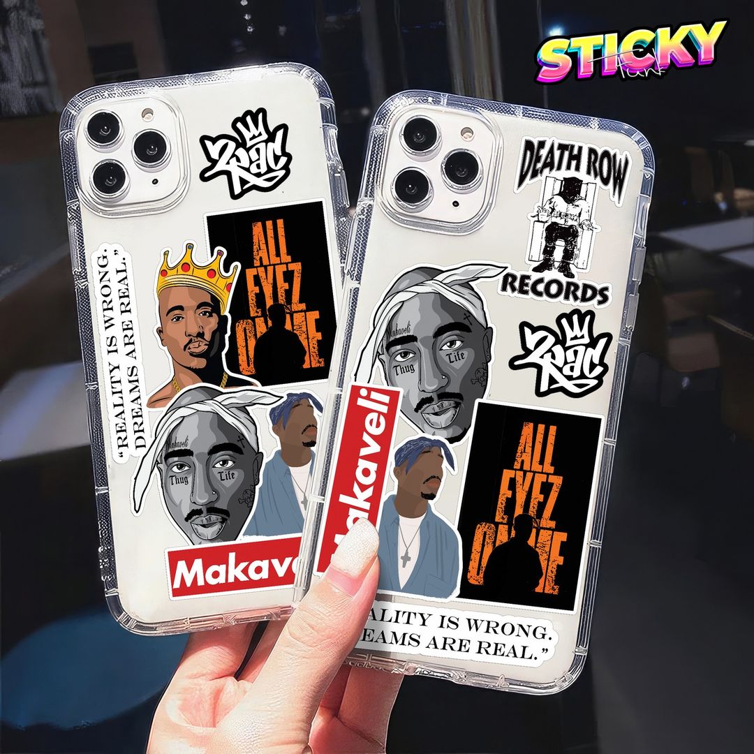 2PAC MINI STICKERS SHEET - stickyfunk premium stickers