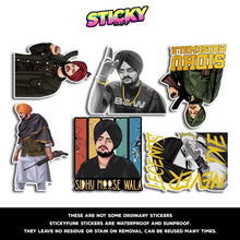SIDDHU MOOSEWALA MINI STICKERS SHEET