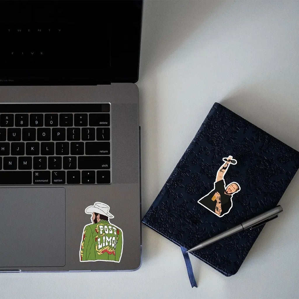 POST MALONE MINI STICKERS SHEET - stickyfunk premium stickers