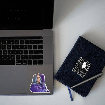 BILLIE EILISH MINI STICKERS SHEET - stickyfunk premium stickers