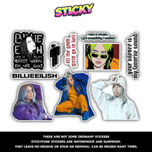BILLIE EILISH MINI STICKERS SHEET