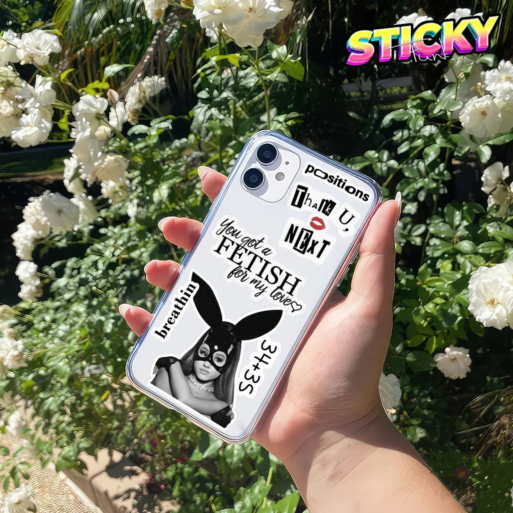 ARIANA GRANDE MINI STICKERS SHEET - stickyfunk premium stickers