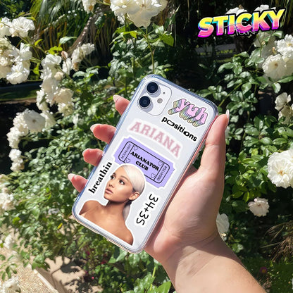 ARIANA GRANDE MINI STICKERS SHEET - stickyfunk premium stickers