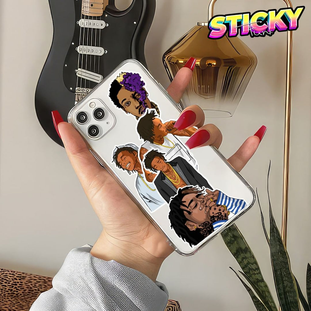 WIZ KHALIFA MINI STICKERS SHEET - stickyfunk premium stickers
