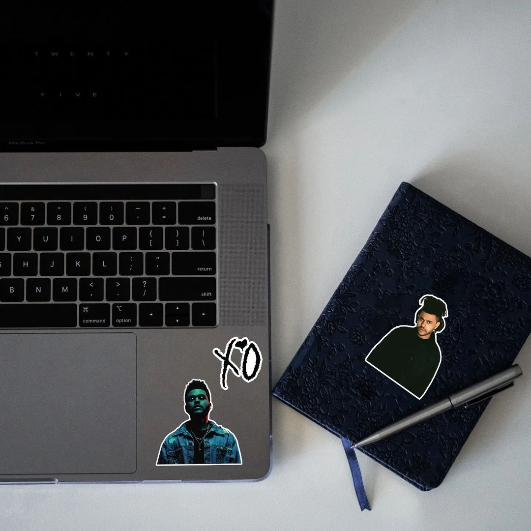 THE WEEKND MINI STICKERS SHEET - stickyfunk premium stickers
