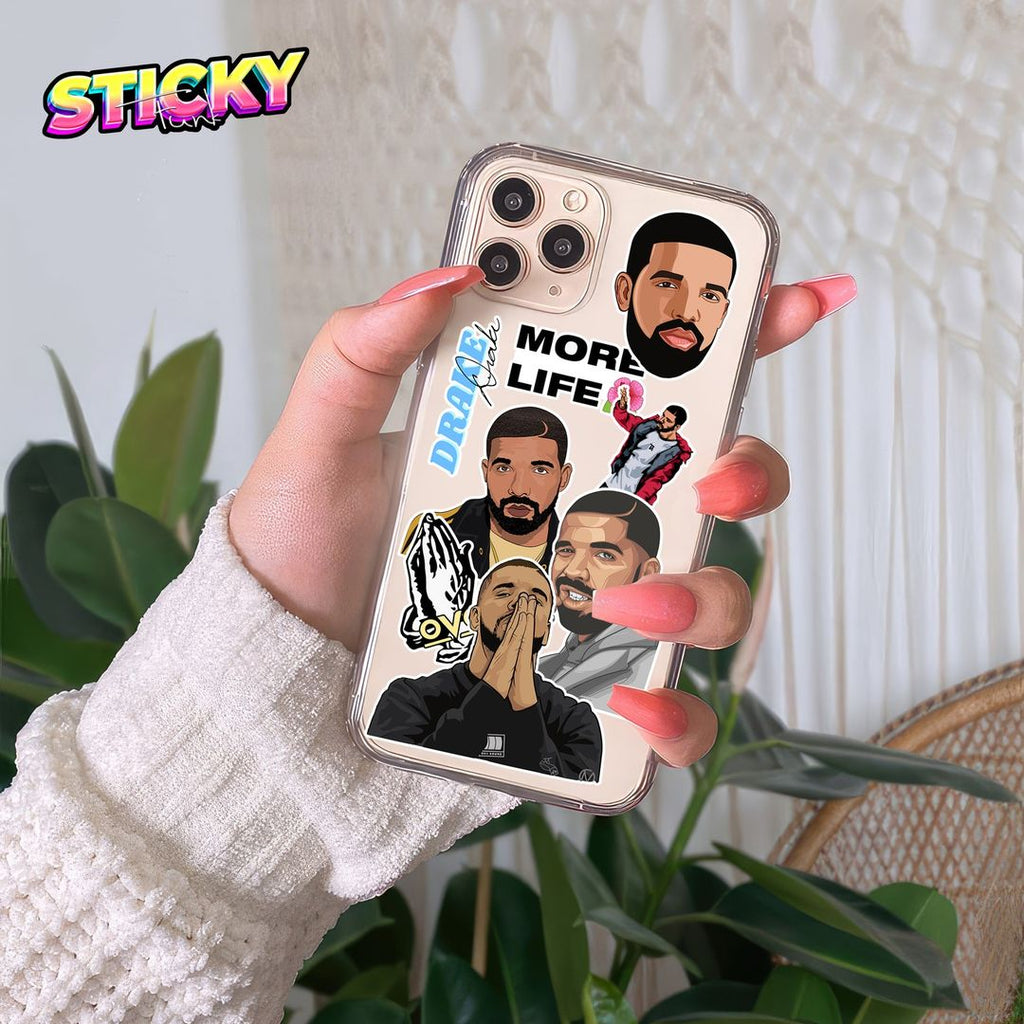 DRAKE MINI STICKERS SHEET - stickyfunk premium stickers