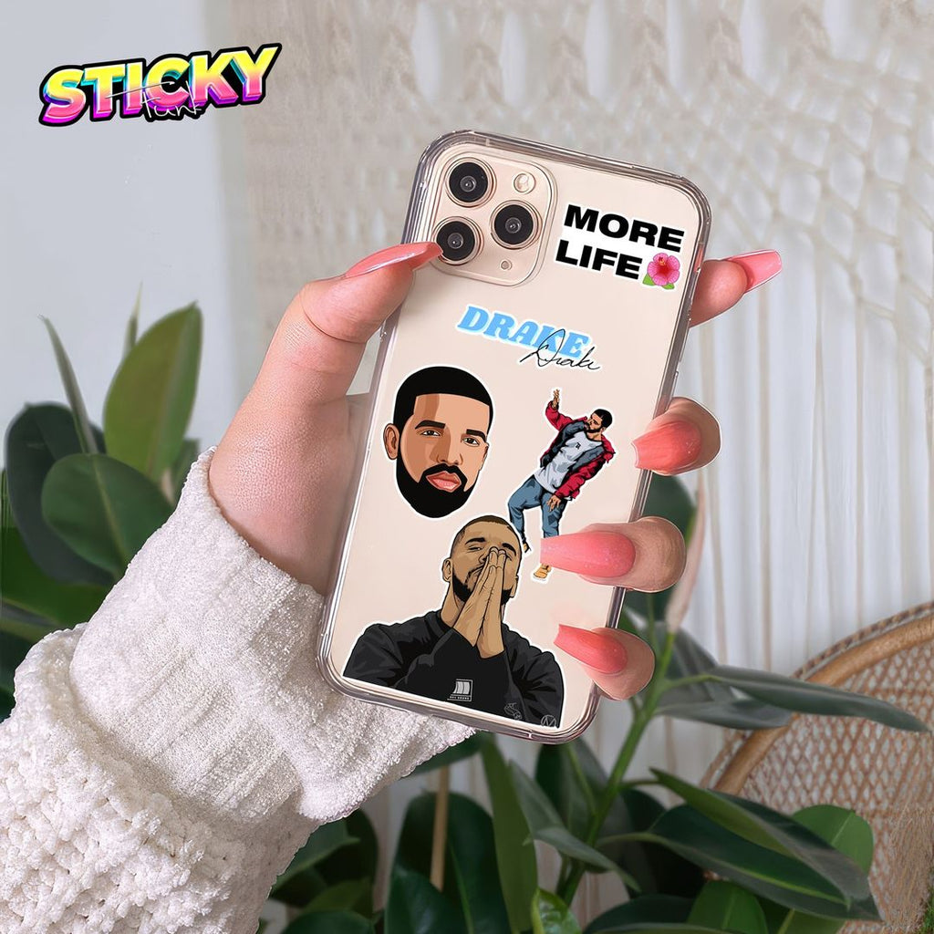 DRAKE MINI STICKERS SHEET - stickyfunk premium stickers