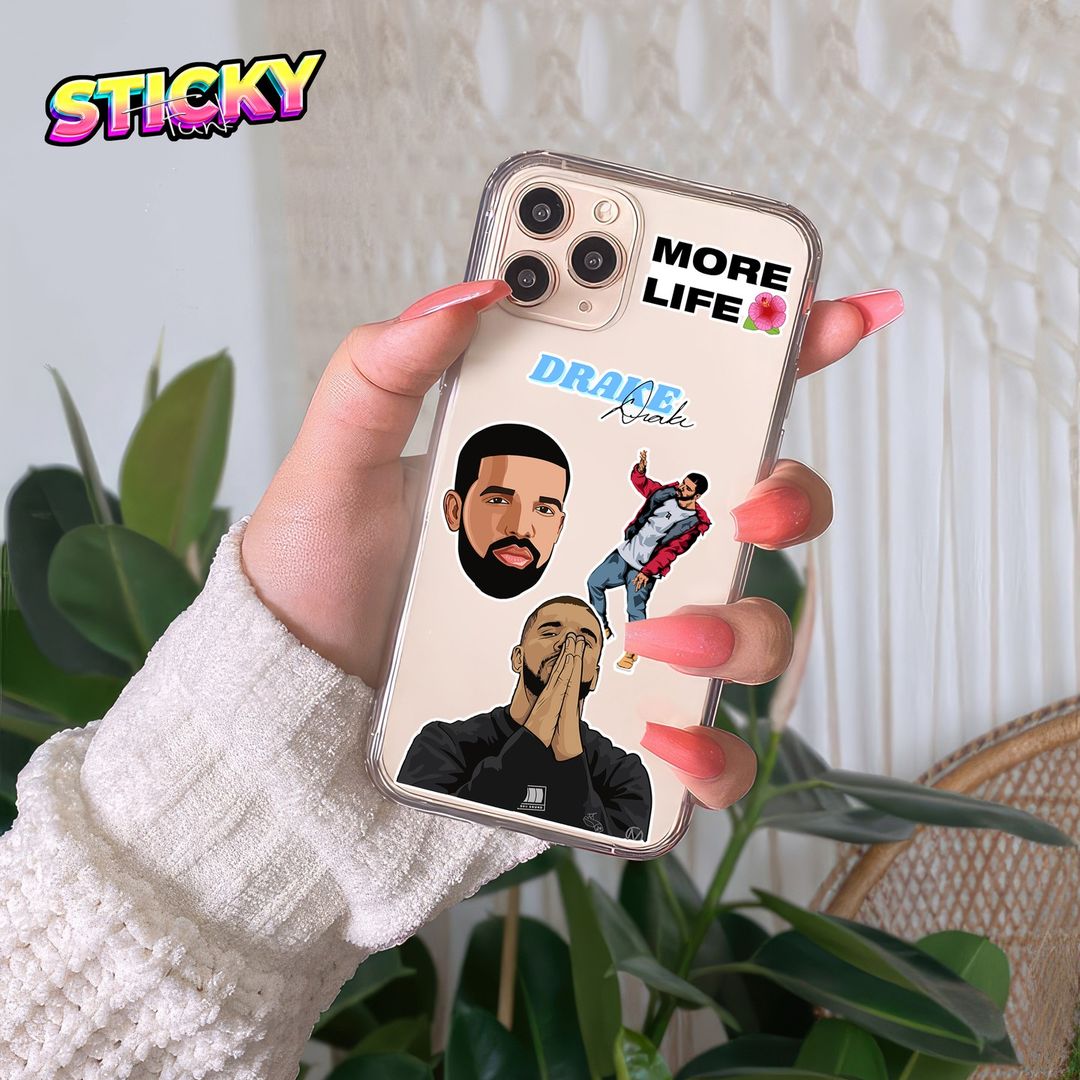 DRAKE MINI STICKERS SHEET - stickyfunk premium stickers
