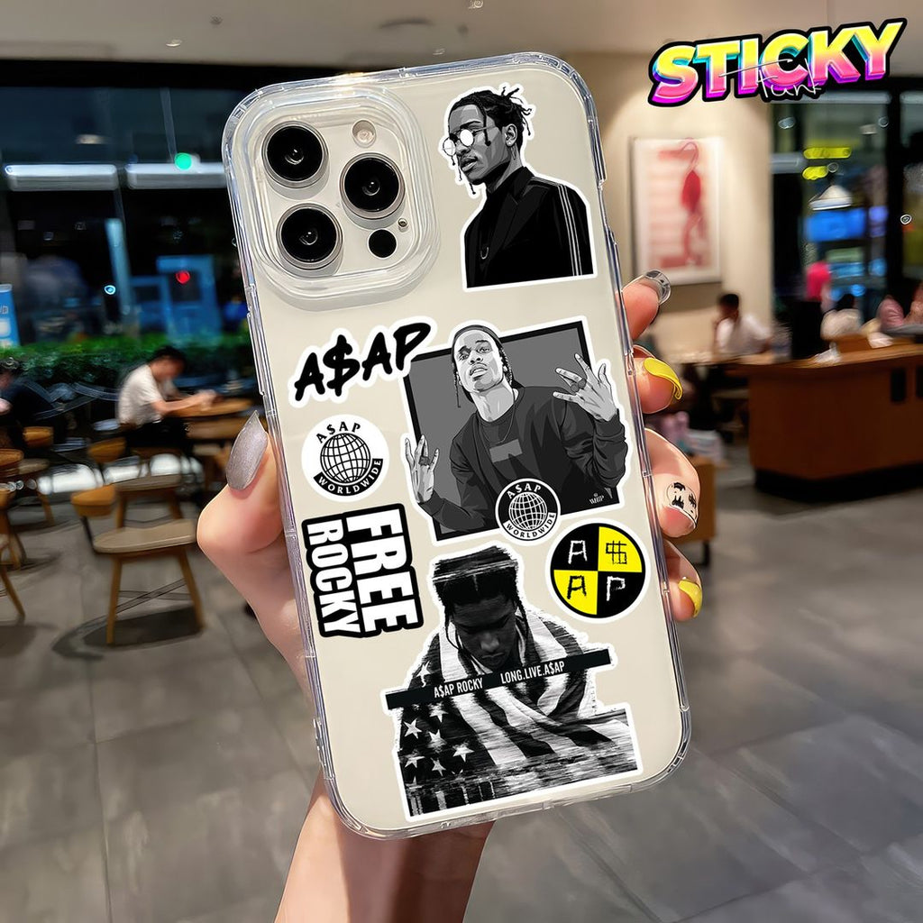 A$AP ROCKY MINI STICKERS SHEET - stickyfunk premium stickers