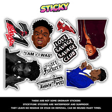 21 SAVAGE MINI STICKERS SHEET
