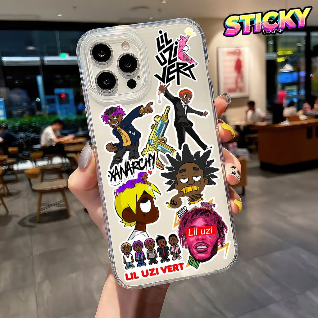LIL UZI VERT MINI STICKERS SHEET - stickyfunk premium stickers