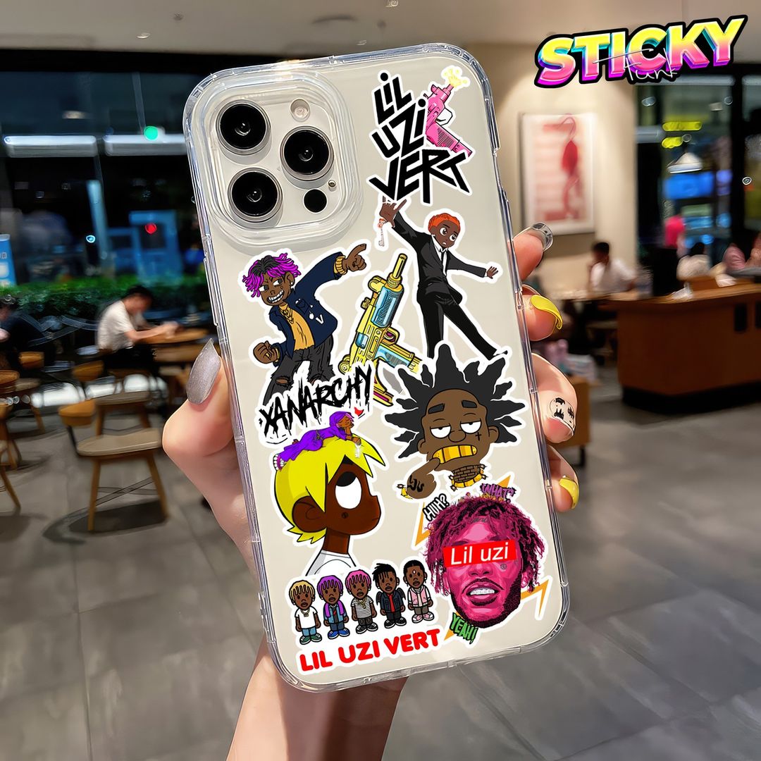 LIL UZI VERT MINI STICKERS SHEET - stickyfunk premium stickers